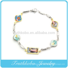 TKB-B0095 Italian Charm Anhänger Saints Medal 18 Farben Bilder Armband